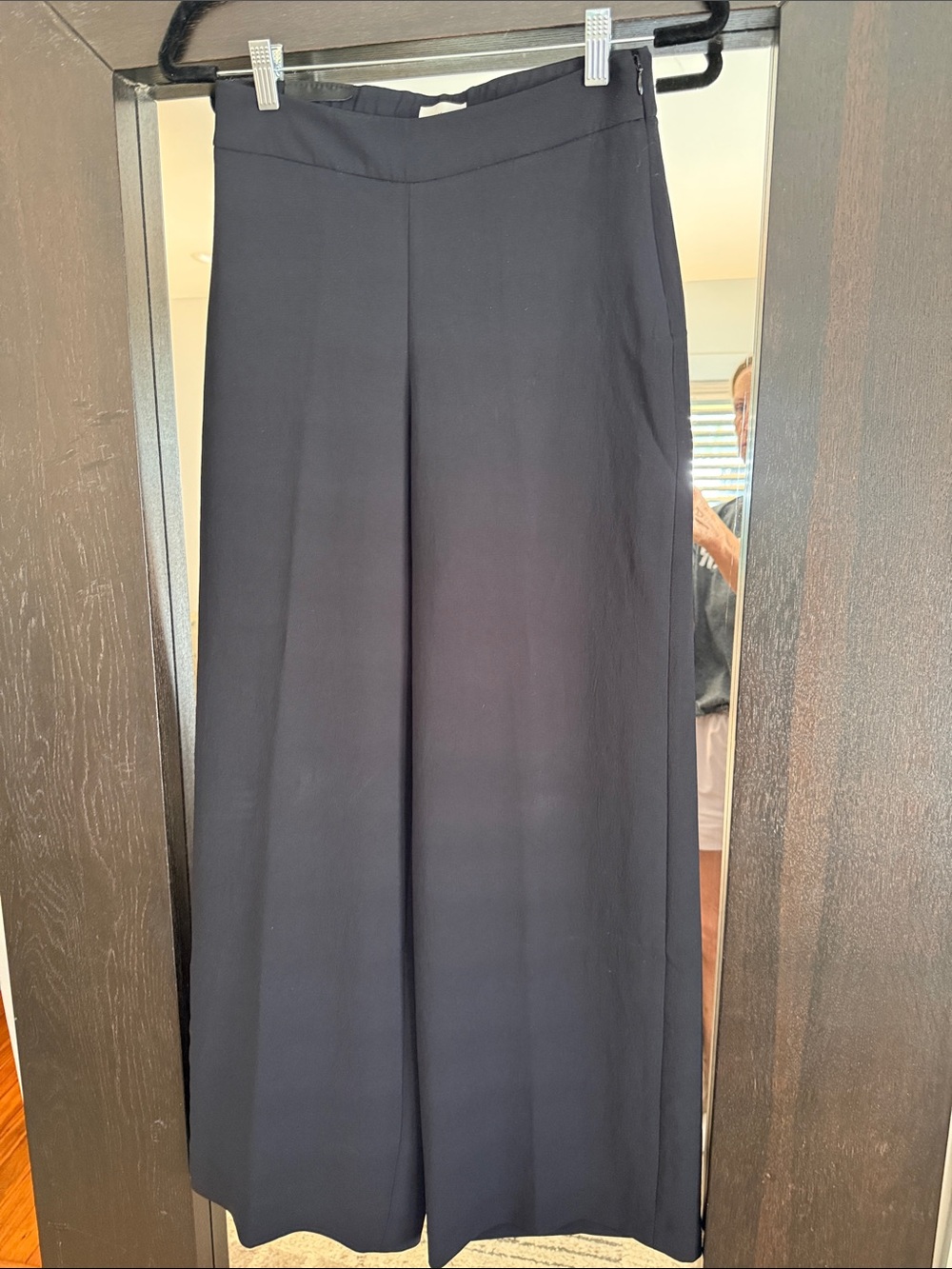 Aritzia Women's Wilfred Wide-Leg Black pants